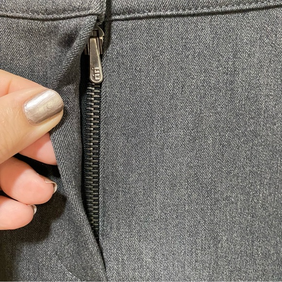 ST. JOHN Pants NEW Strait Leg Size 4 Charcoal Gray Stretch Trouser - Picture 10 of 17